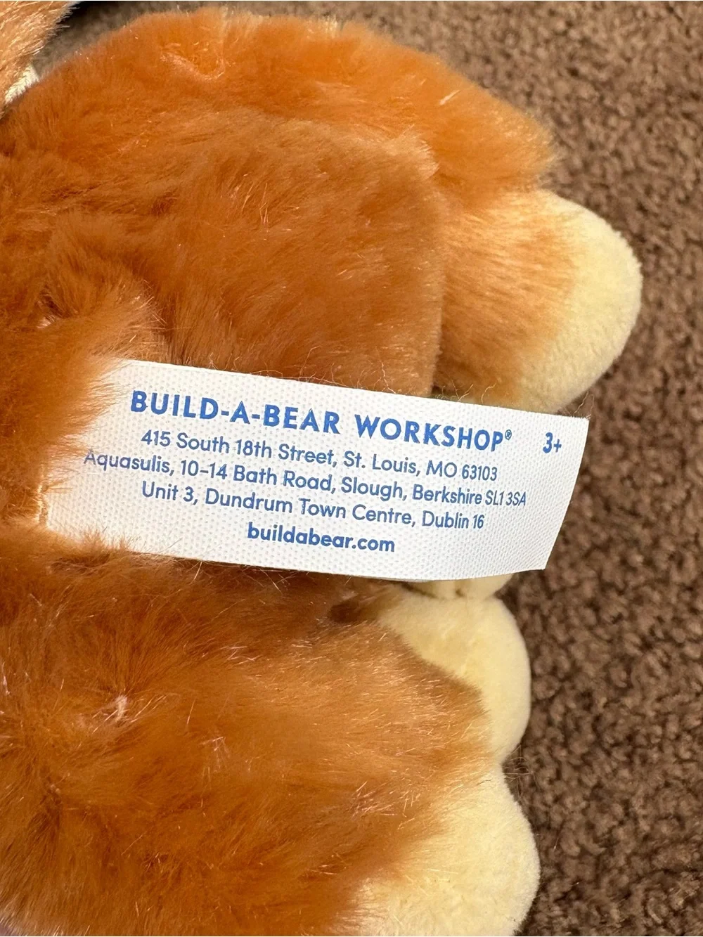Build-A-Bear Workshop Mini Beans Highland Cow Plush Stuffed Animal